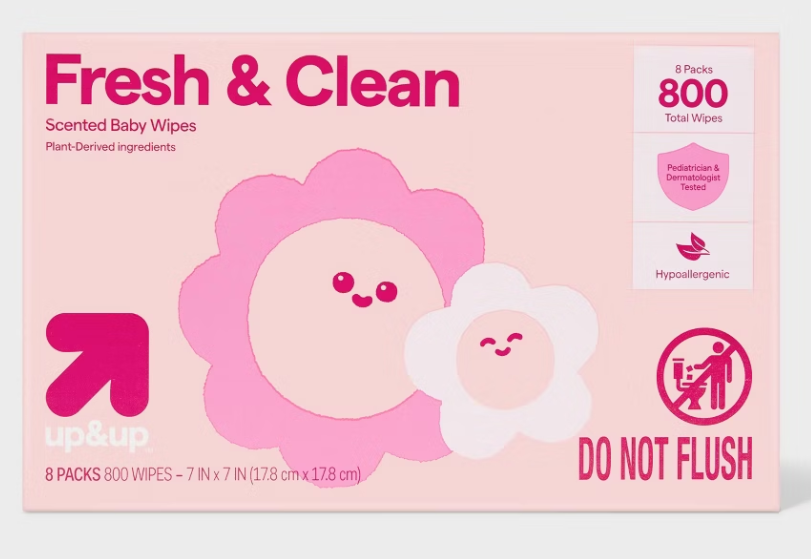 Fresh & Clean Scented Baby Wipes